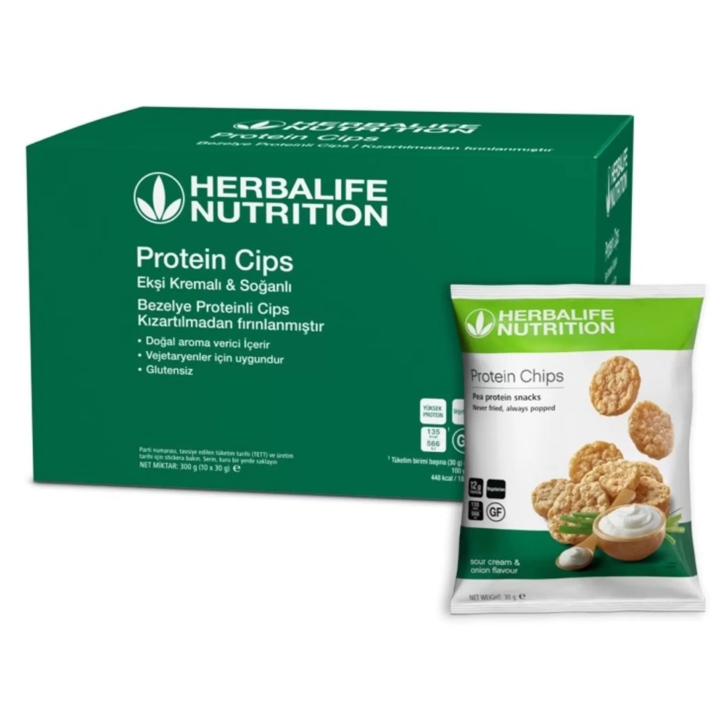 Herbalife Eksi Kremali Ve Soganli Protein Cips