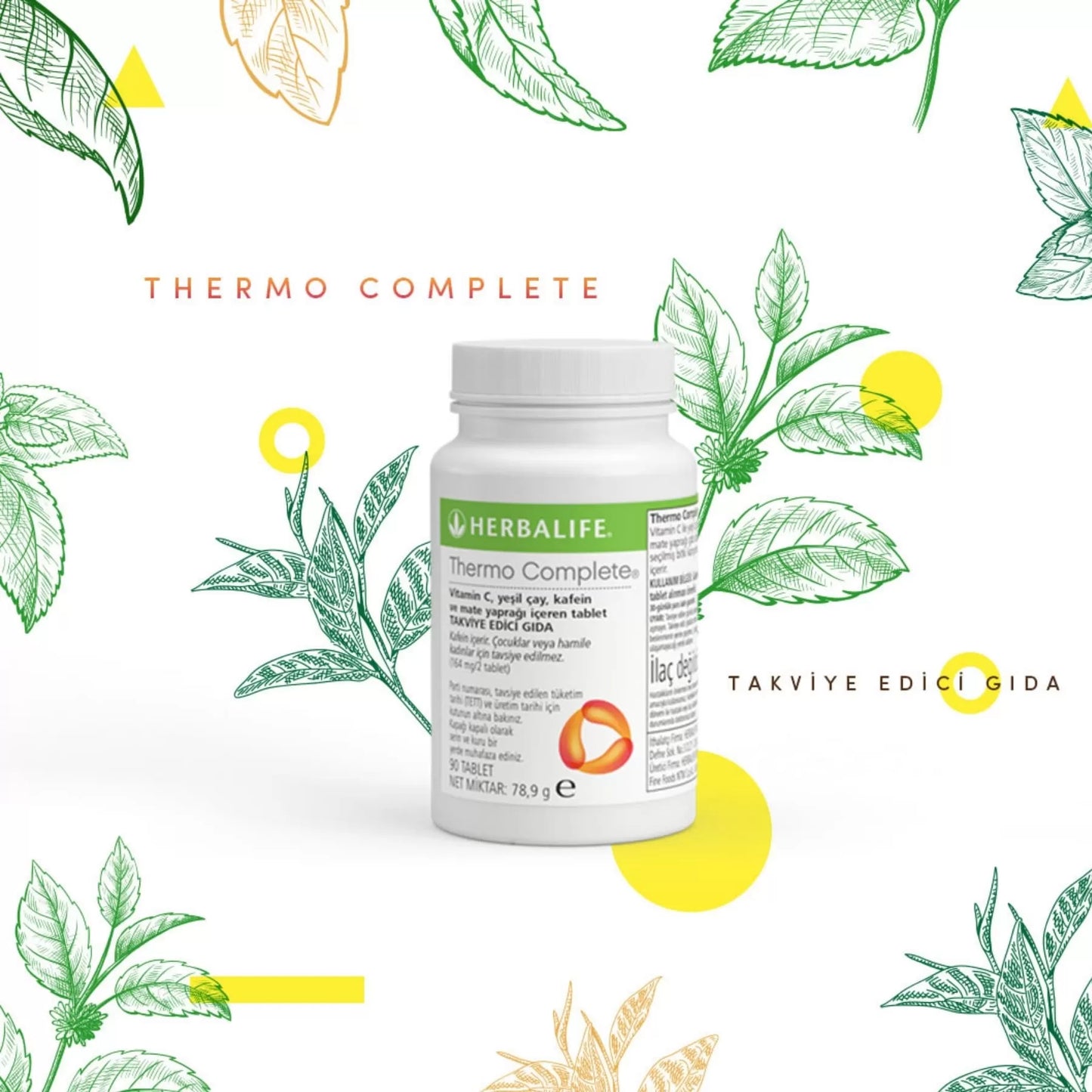 Herbalife Thermo Complete Yag Yakici Tablet