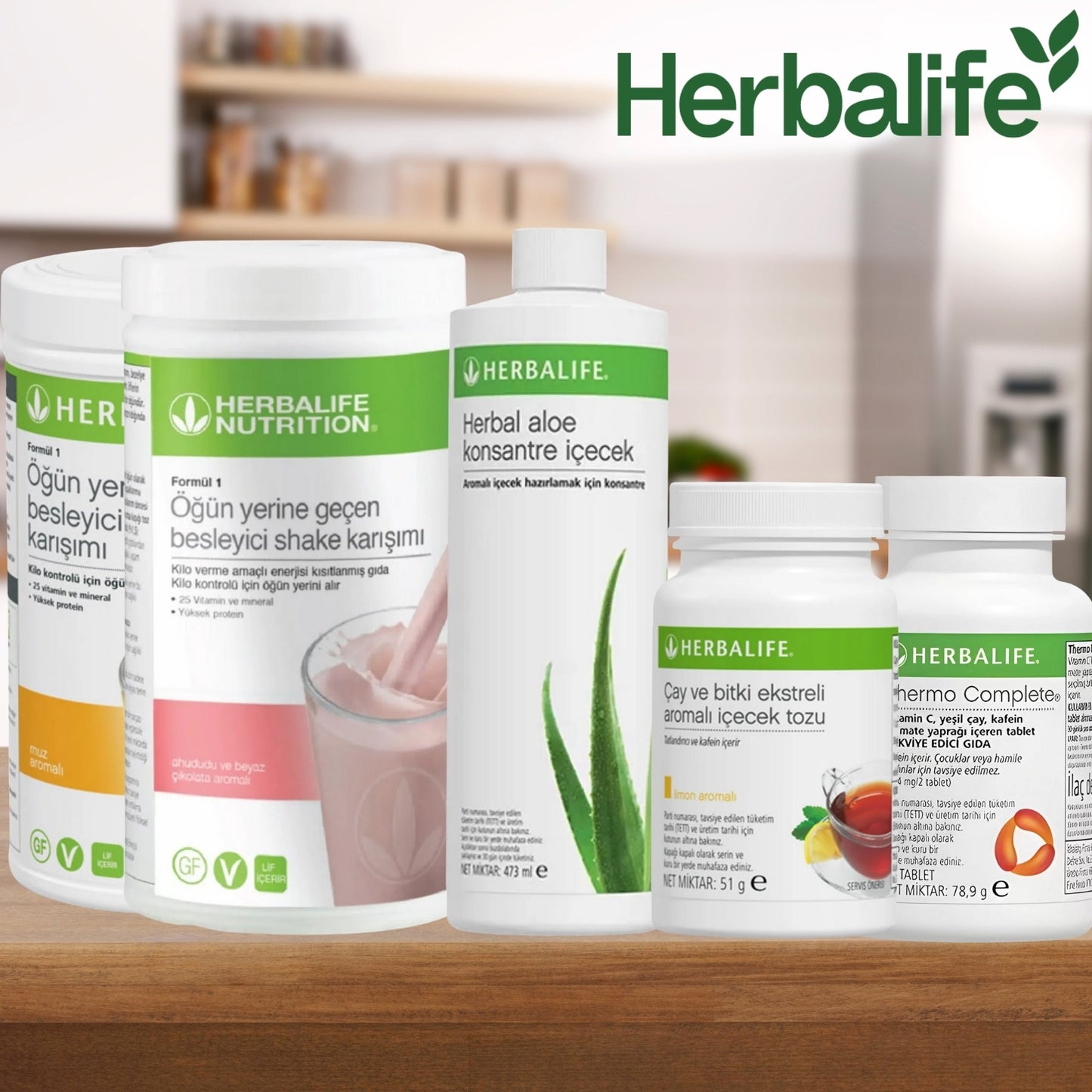 Herbalife Advanced Fit Çözüm Aşağı Kilo Kontrol Seti