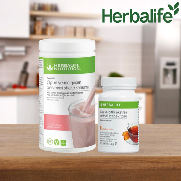 Herbalife Başlangıç İçin Kahvaltı Seti Shake ve Çay