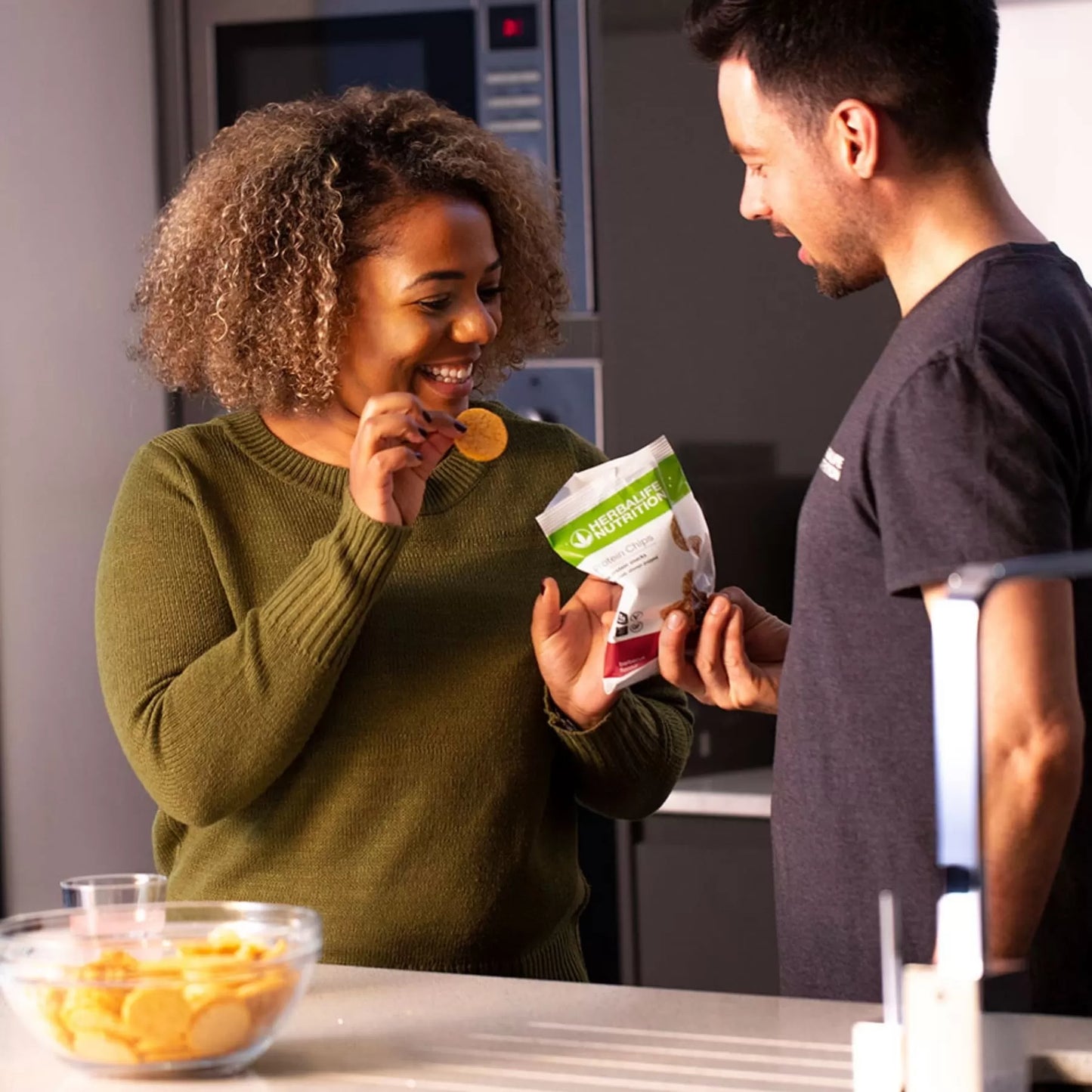 Herbalife Cips Barbeku Aromali Kac Kalori