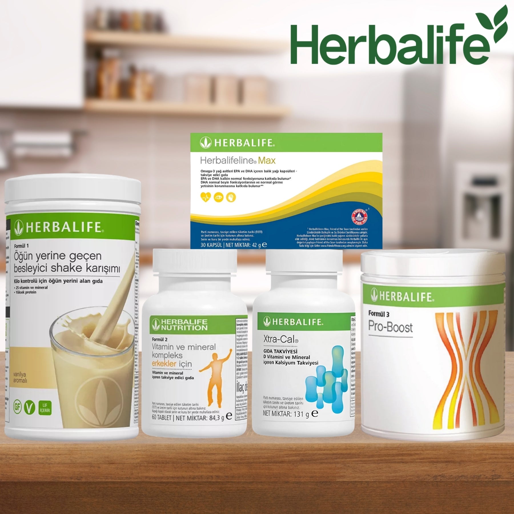 Herbalife Erkekler İçin Yukarı Kilo Kontrolü Seti