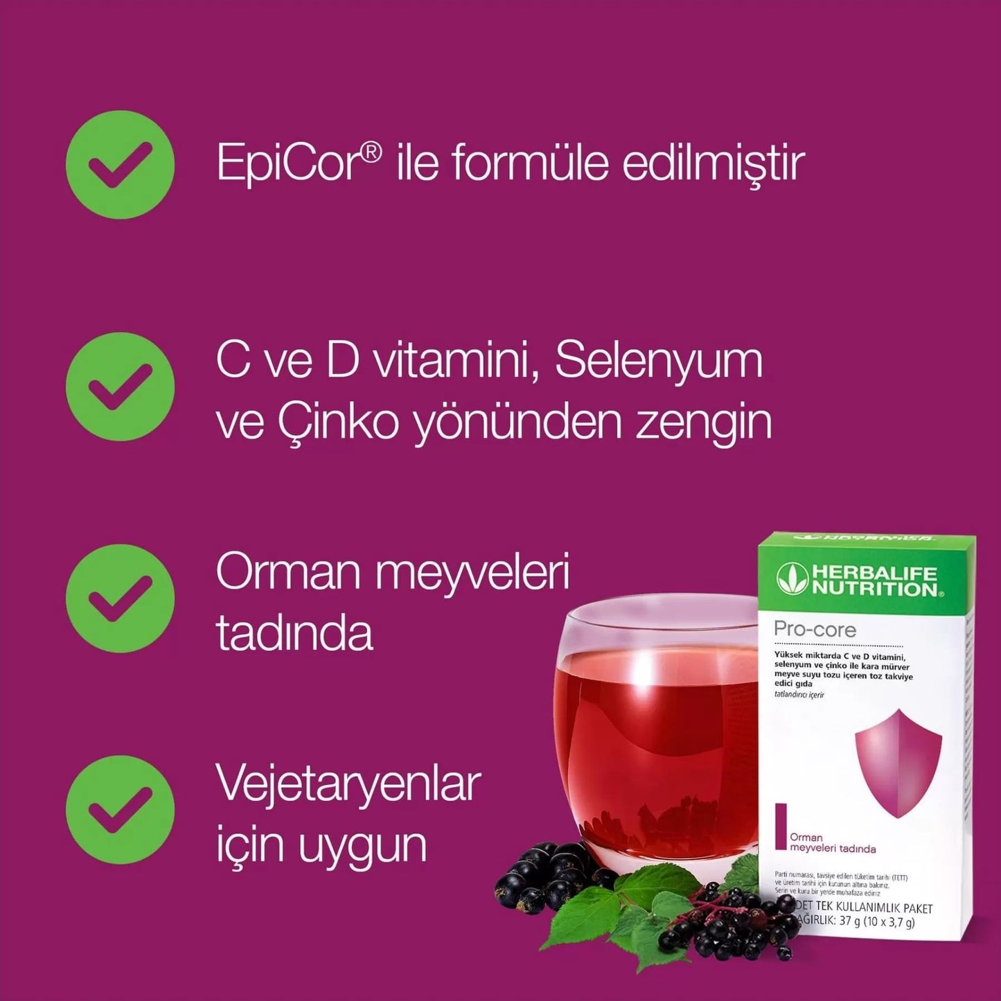 Herbalife Pro Core Zayiflatirmi